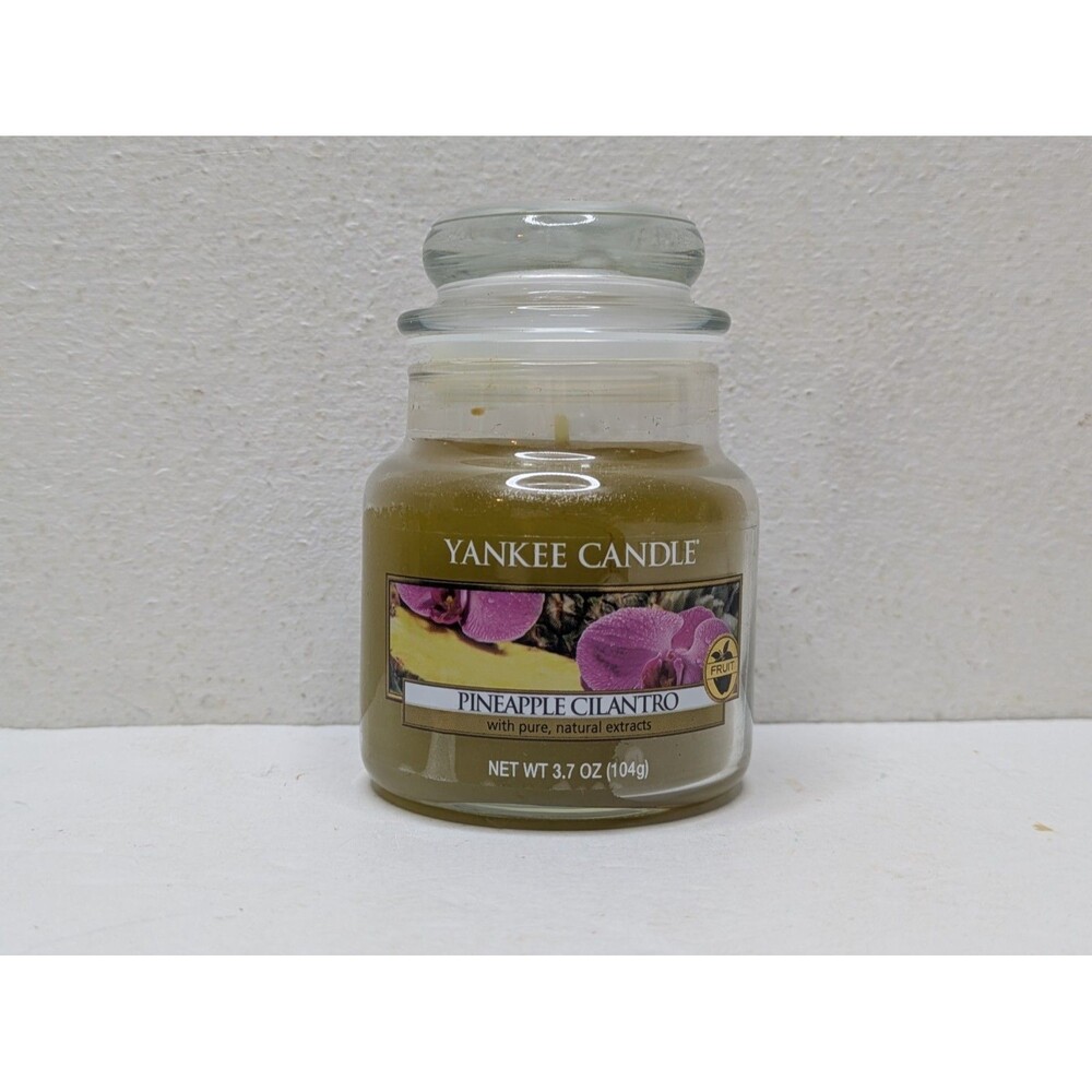 Yankee Candle Pineapple Cilantro 3.7 oz Small Mini Jar Retired Unburnt New